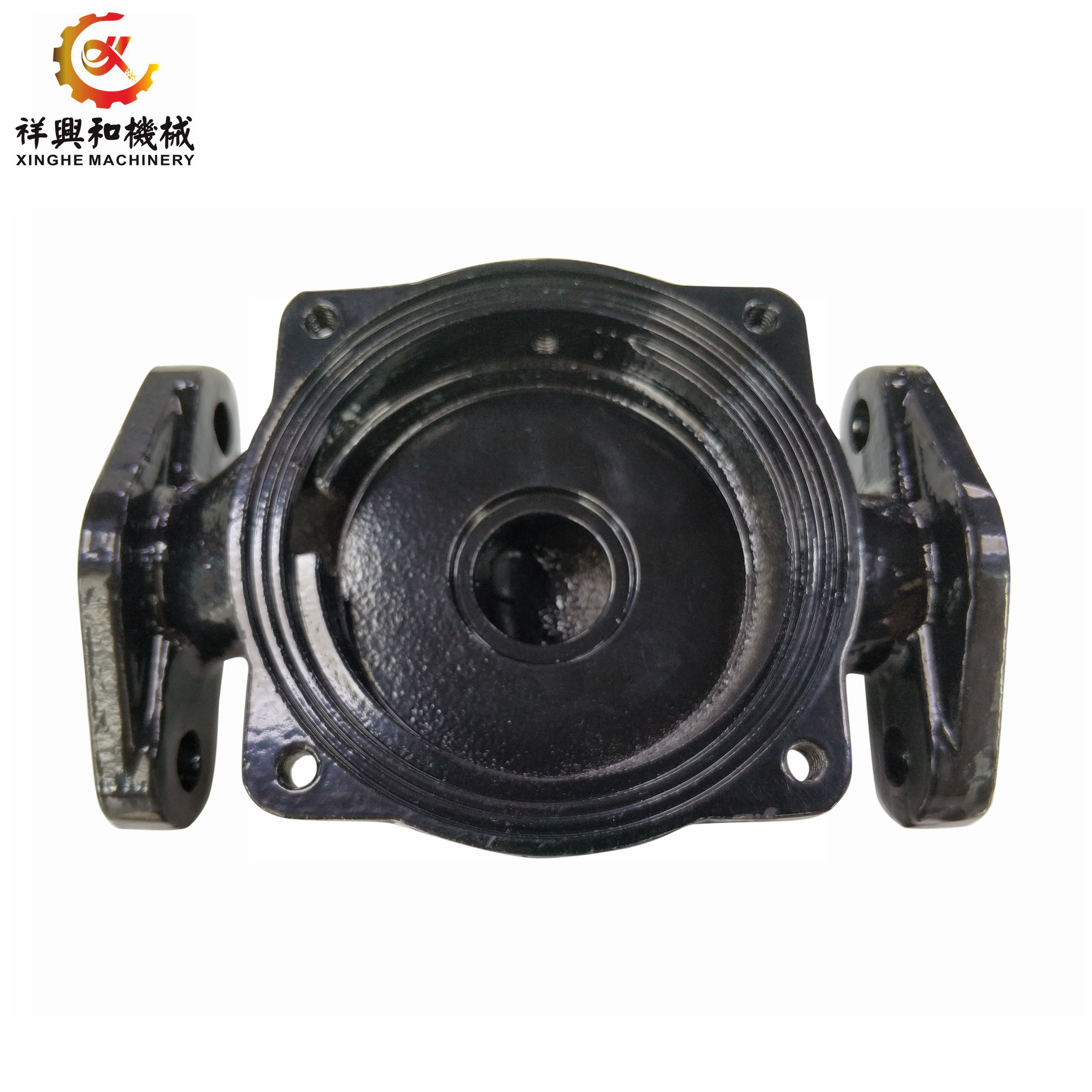 Iron precoated shell casting pump and flange